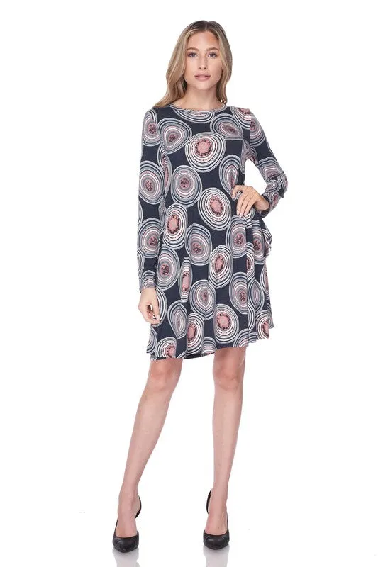 Abstract Circles Dress