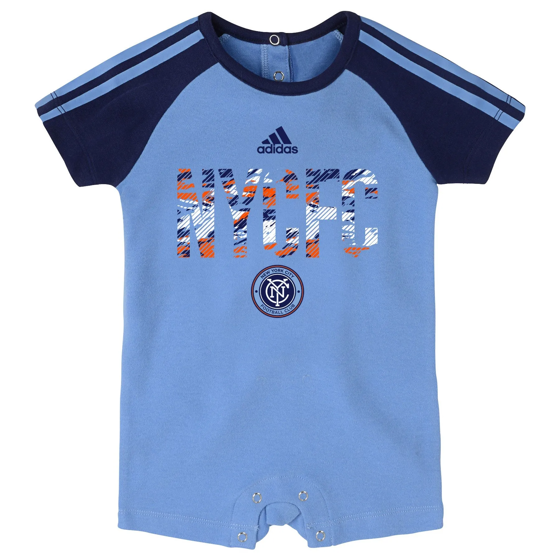 Adidas MLS Infant New York City FC Freekick Short Sleeve Romper