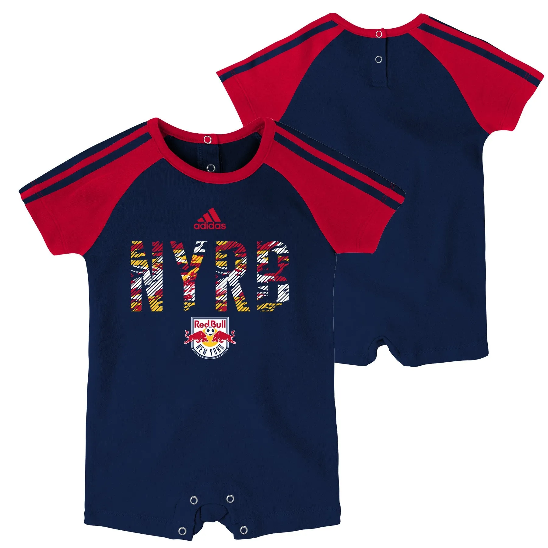 Adidas MLS Infant New York Red Bulls Freekick Short Sleeve Romper