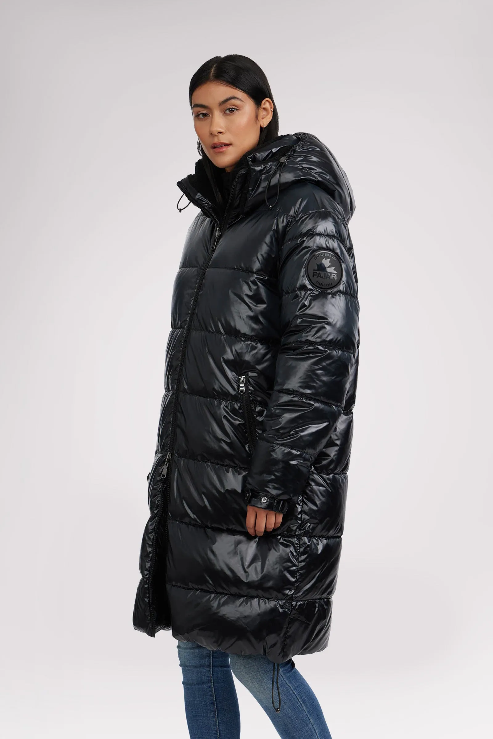 Alsephina Women's Reversible Long Puffer Jacket