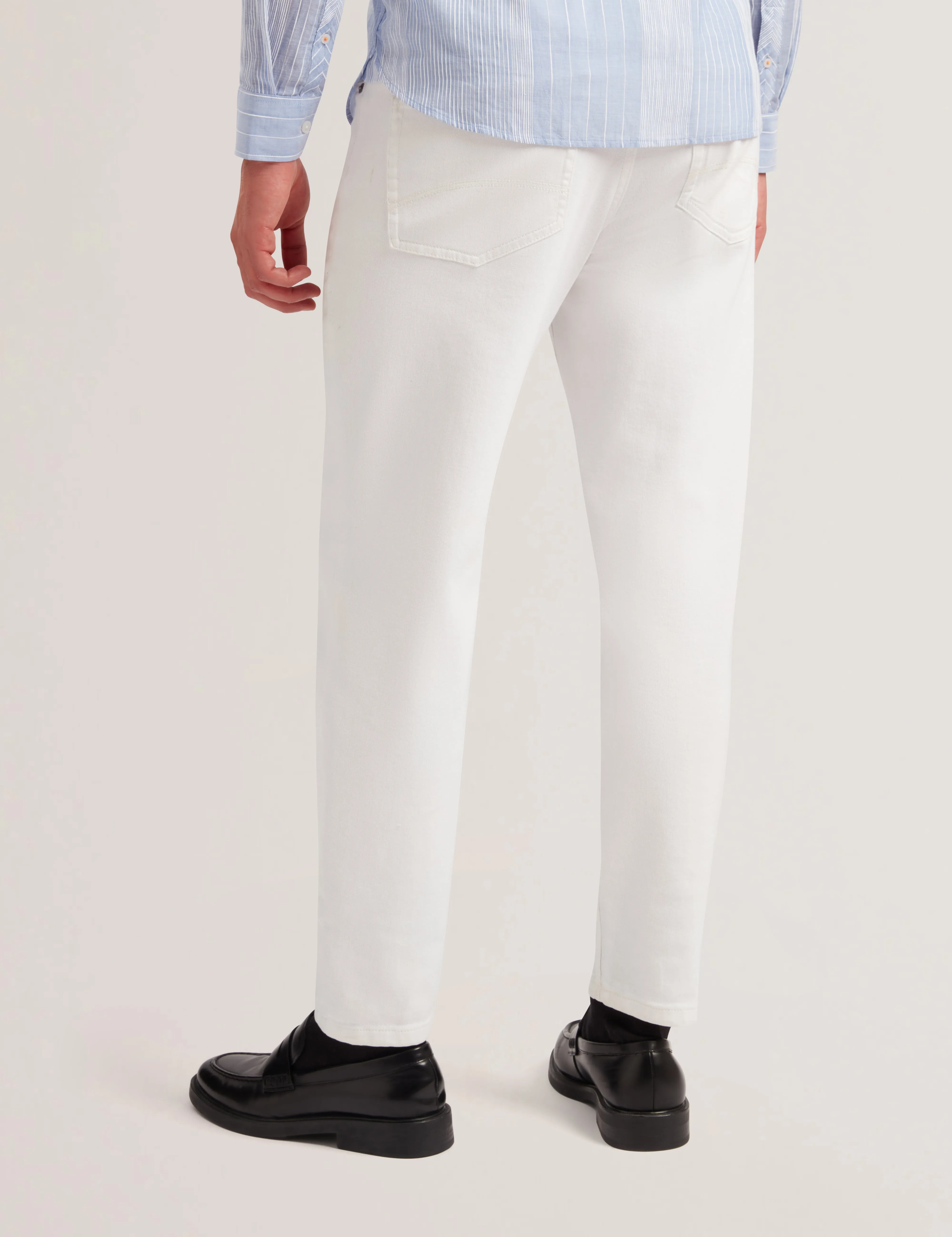 Alvinn Slim Jeans White