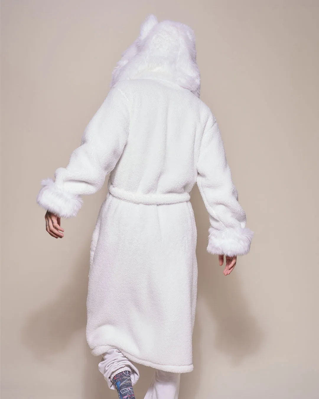 Arctic Wolf Classic Faux Fur Robe | Men's