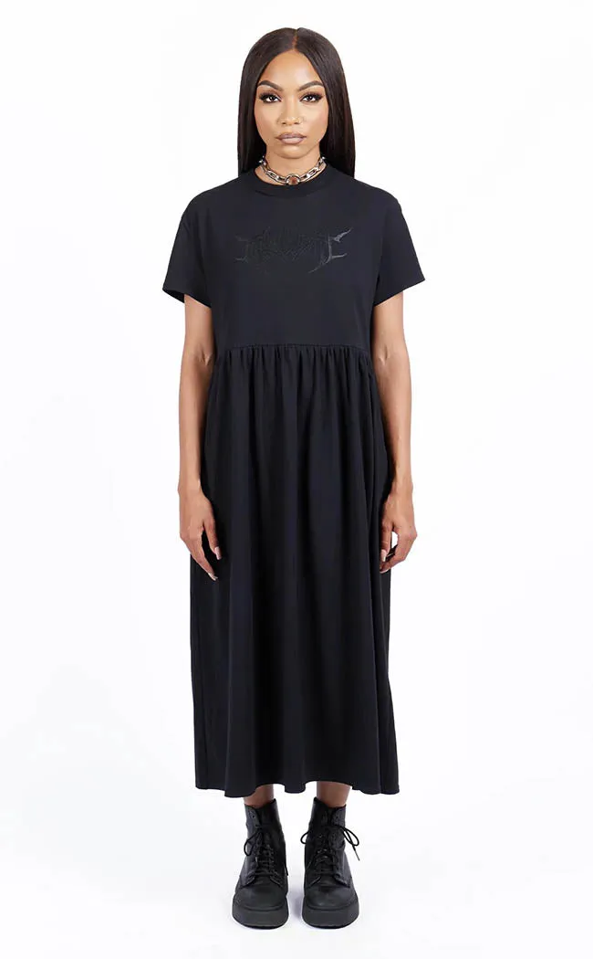 Aura Midi Smock Dress