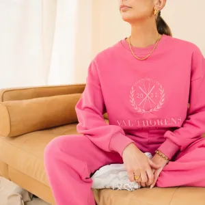 Azurina Ski 'Val Thorens' Sweatshirt in Raspberry