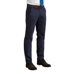 BA080-40 Brook Taverner Mens Miami Slim Fit Chinos Navy 40"