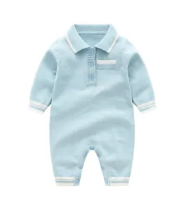 Baby Blue Boys Romper