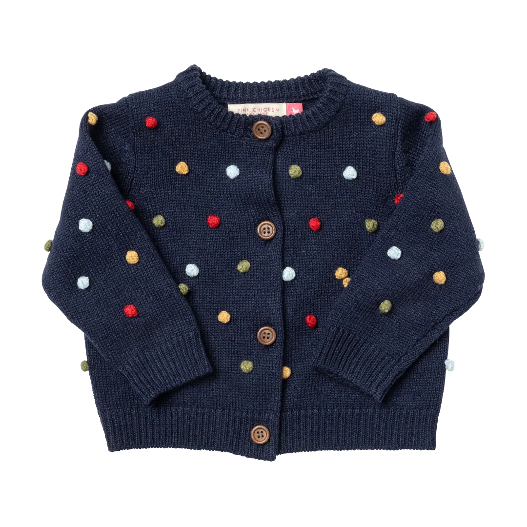 Baby Girls Maude Sweater - Navy