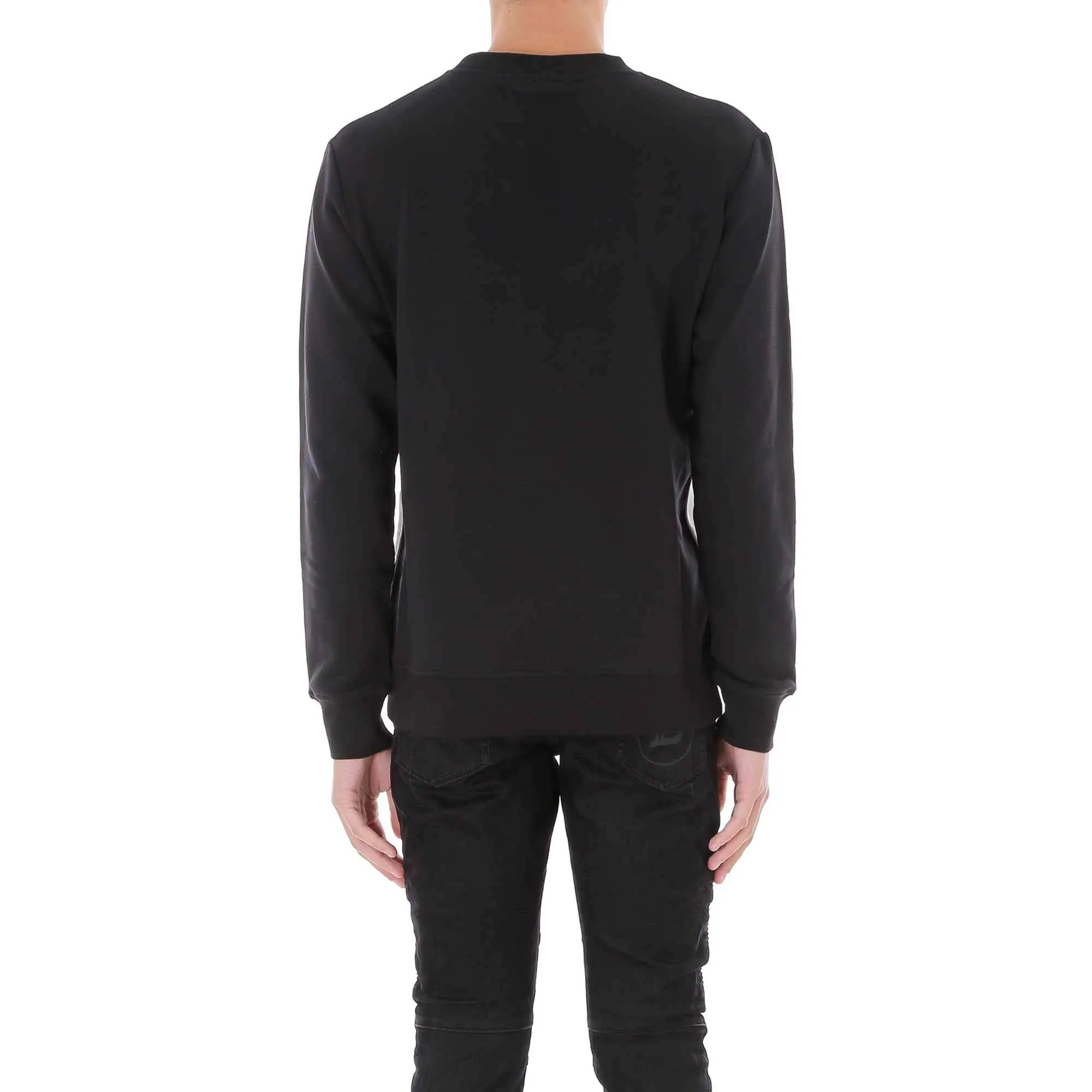 Balmain Two Tone Logo Crewneck Jumper