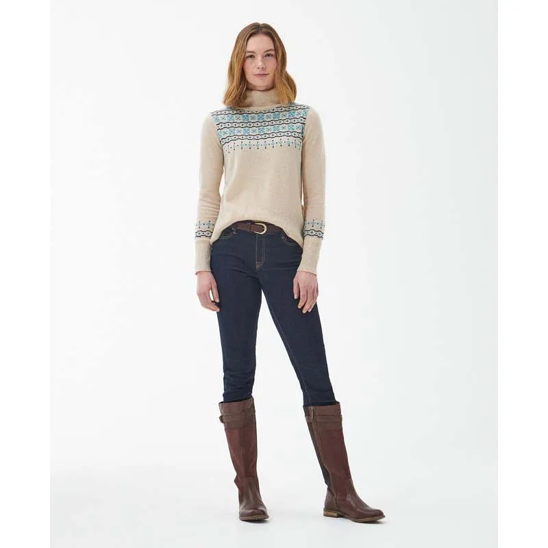 Barbour Herring Ladies Knit - Oatmeal