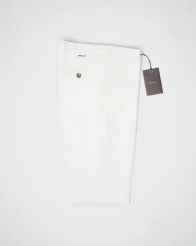 Berwich Morello Garment Dyed Cotton & Silk Chinos / Panna