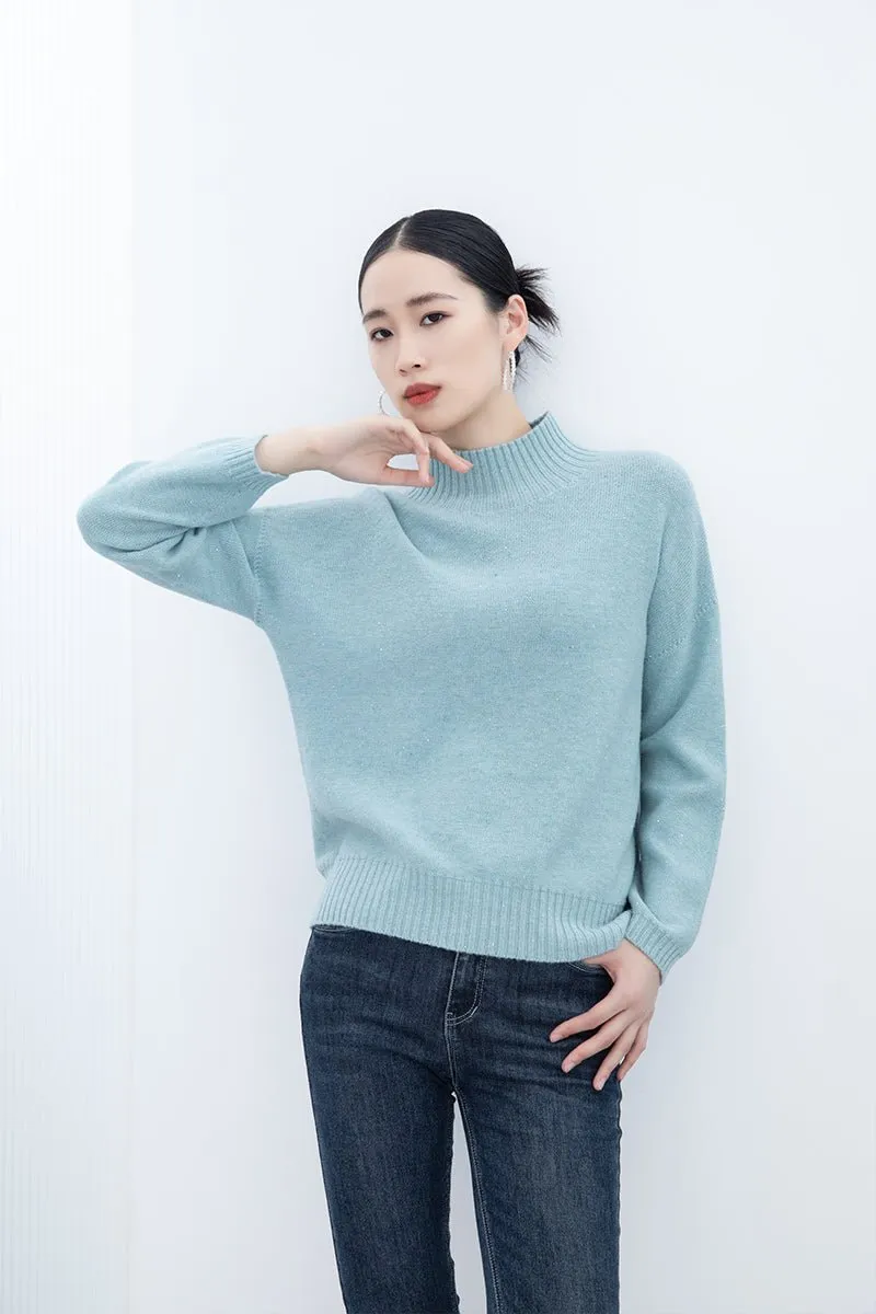 Blue Green Wool Sweater