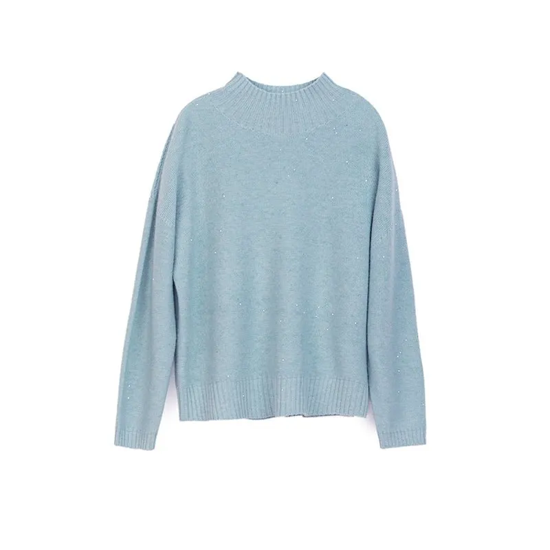 Blue Green Wool Sweater