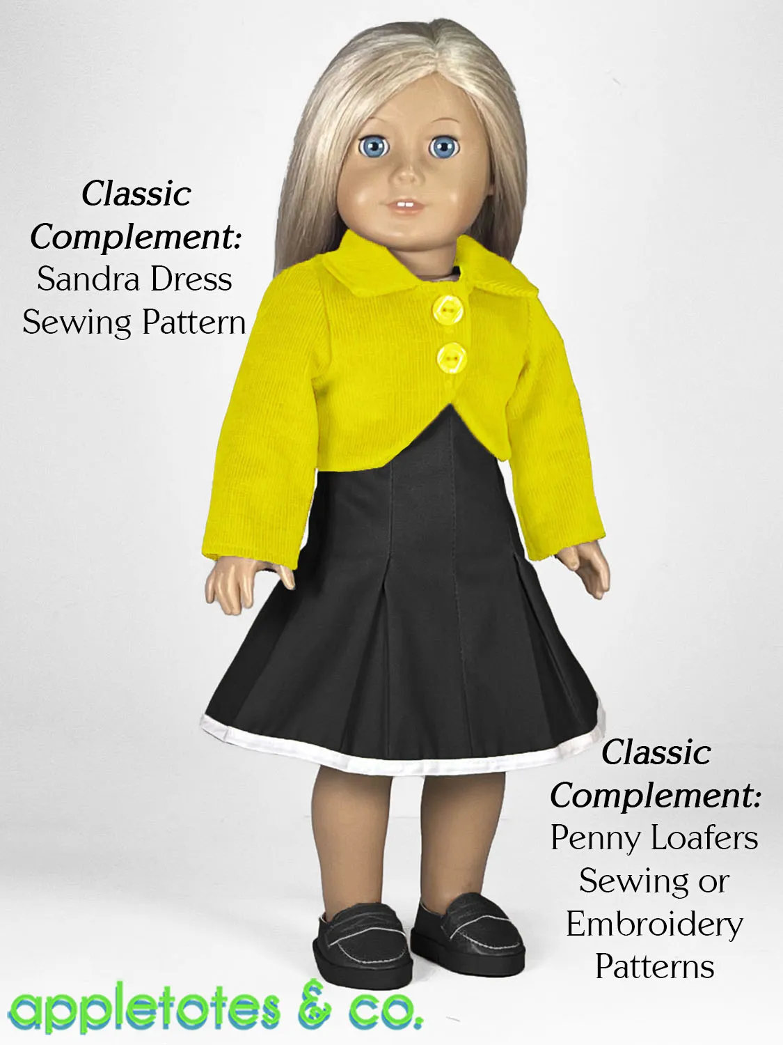 Bree Jacket 18 Inch Doll Sewing Pattern