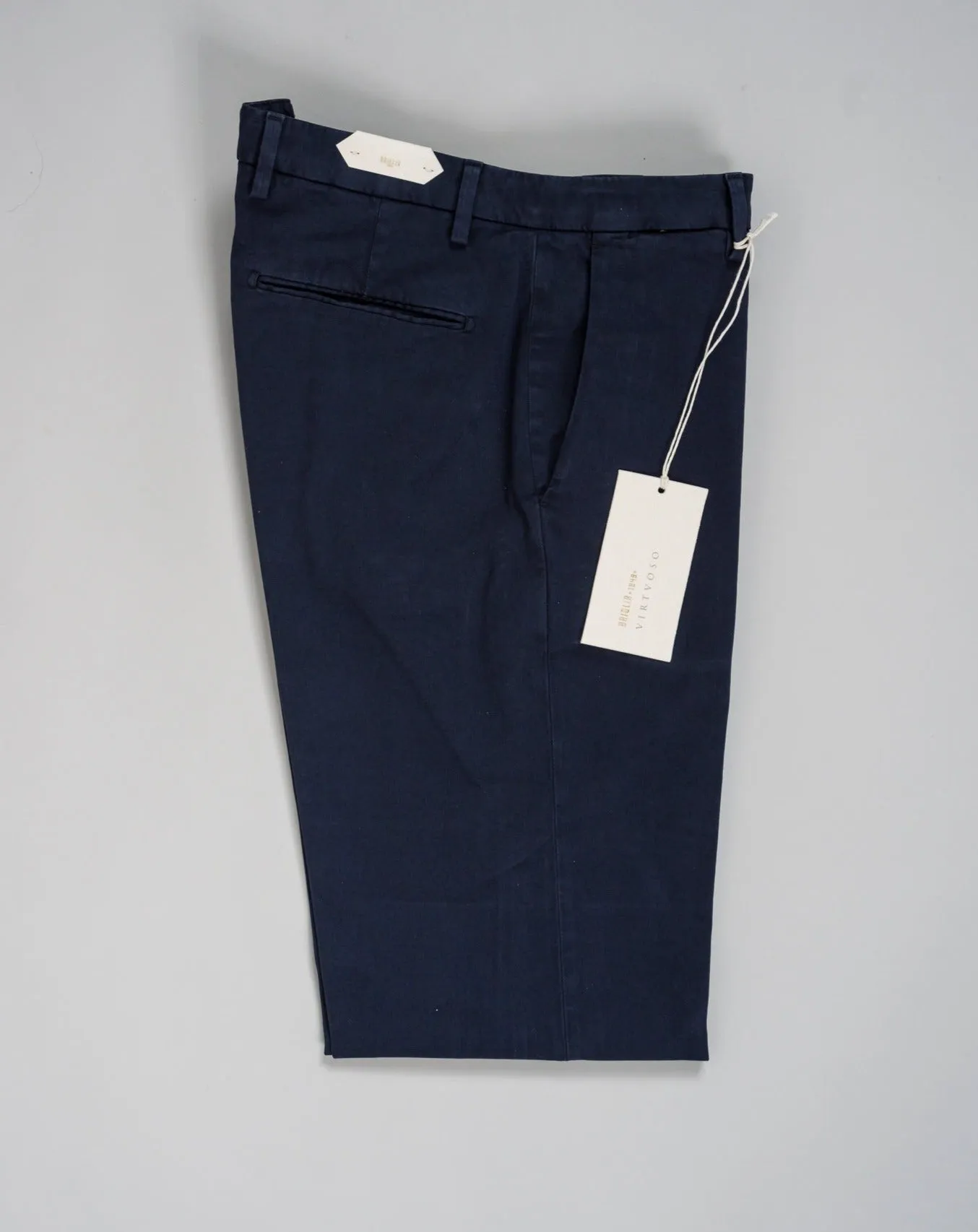 Briglia Garment Dyed Cotton Chinos / Navy