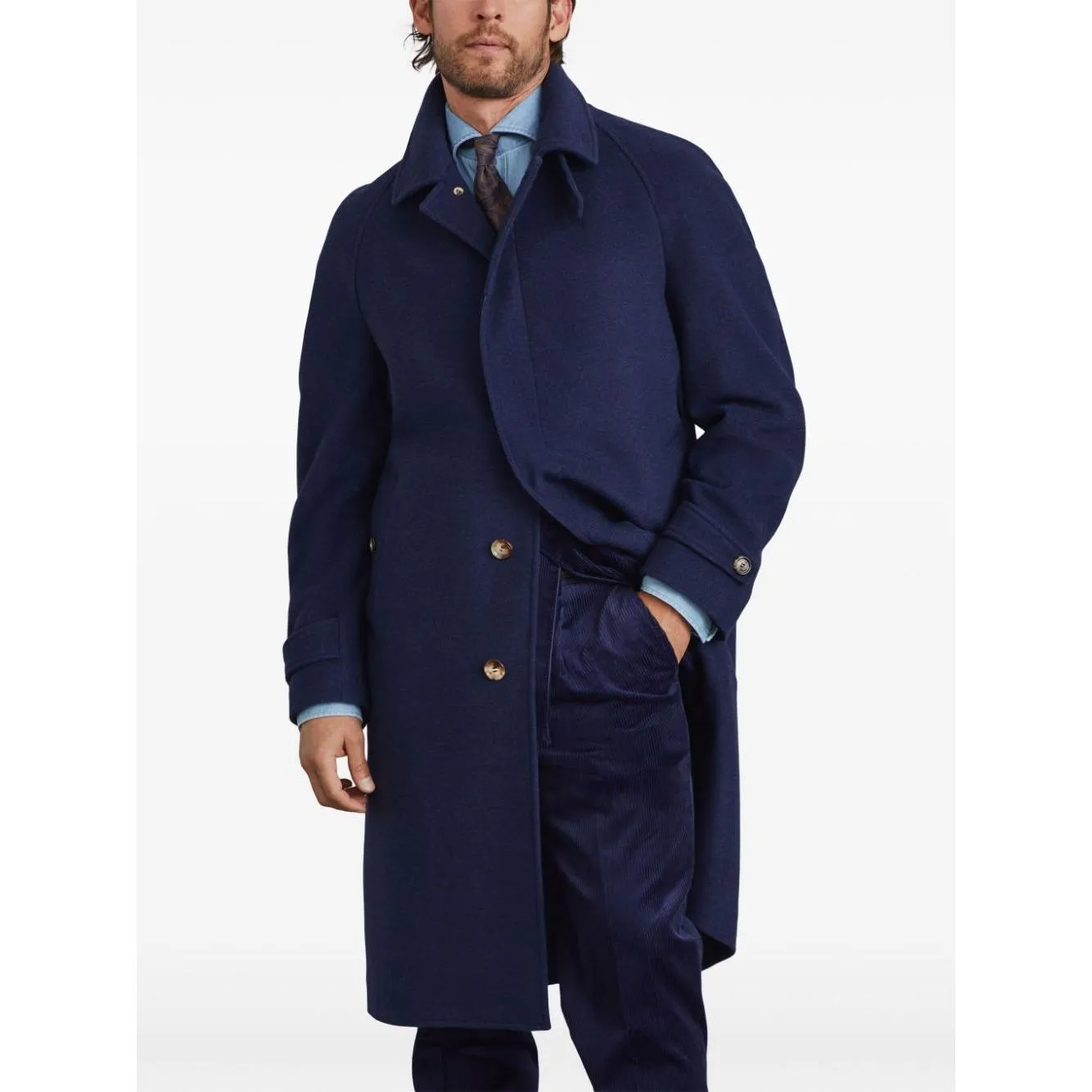 Brunello Cucinelli Coats Blue