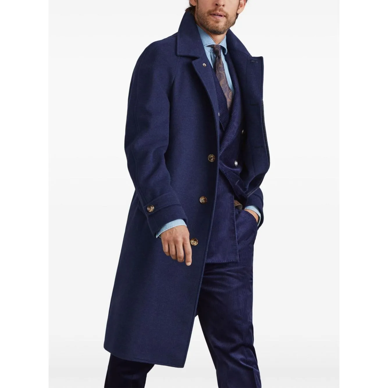 Brunello Cucinelli Coats Blue