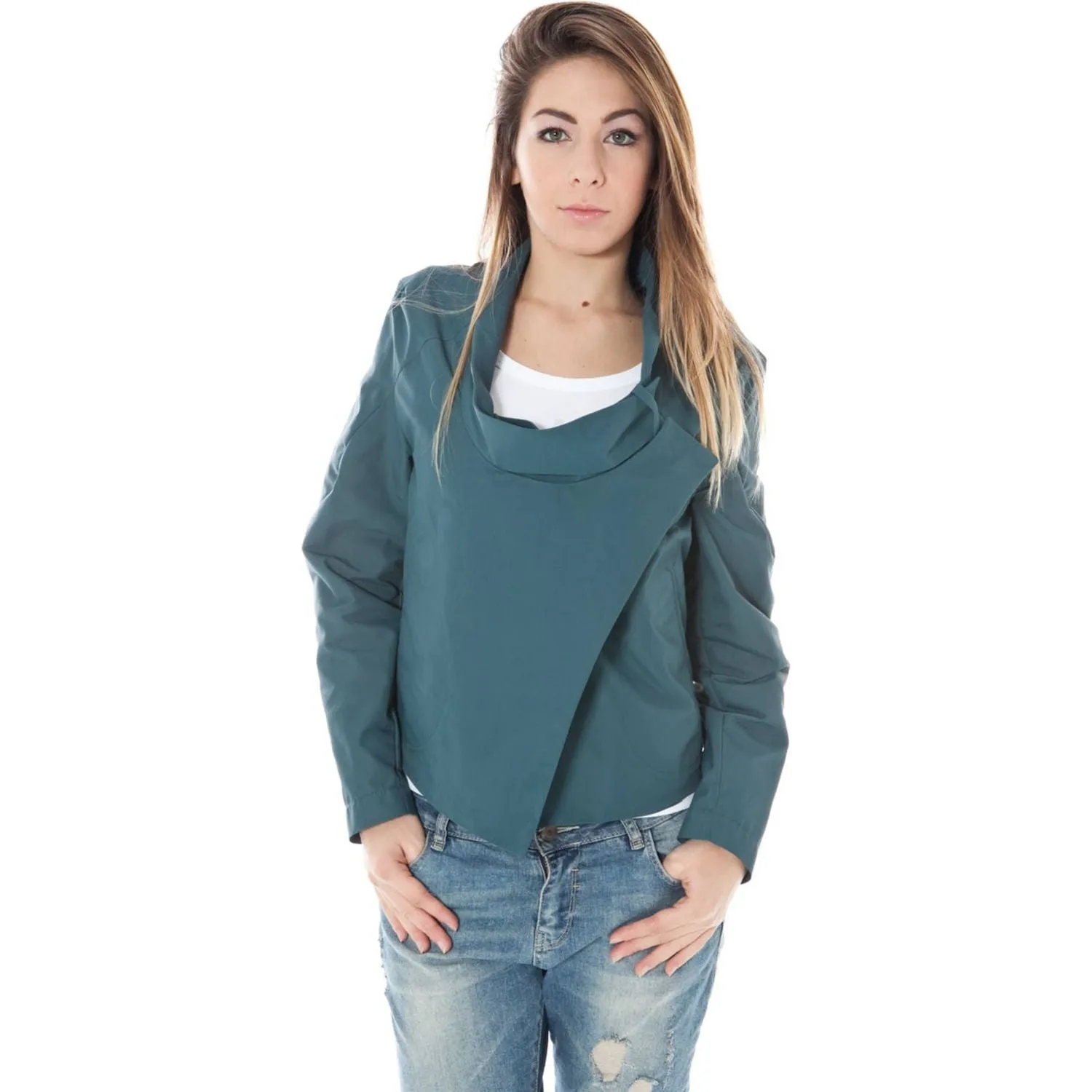 Calvin Klein Green Polyamide Women Jacket