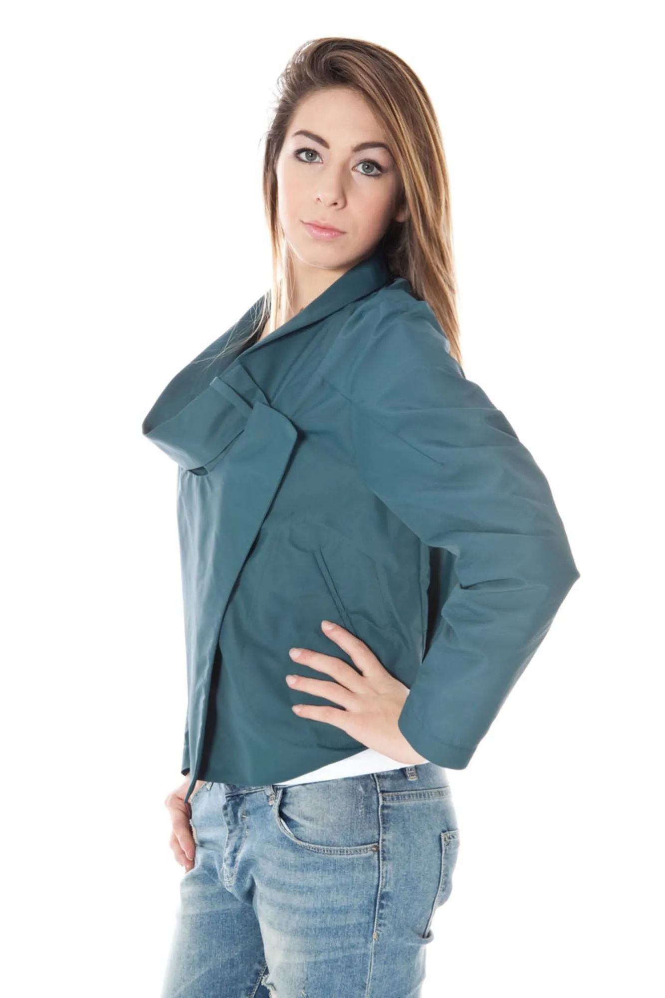 Calvin Klein Green Polyamide Women Jacket