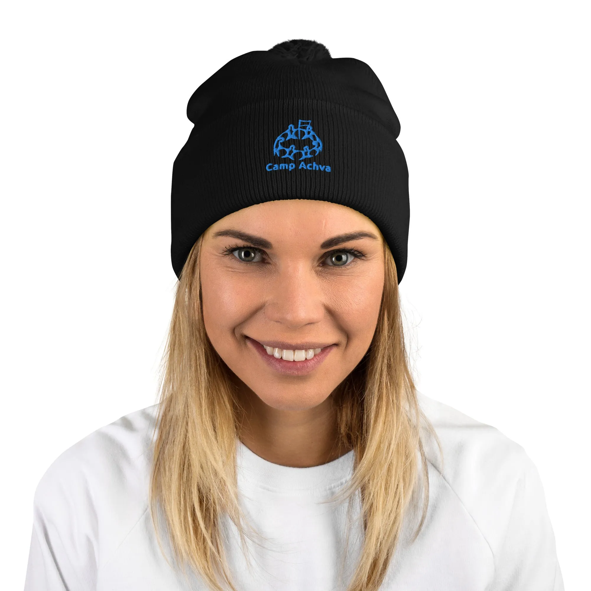 Camp Achva Pom-Pom Beanie