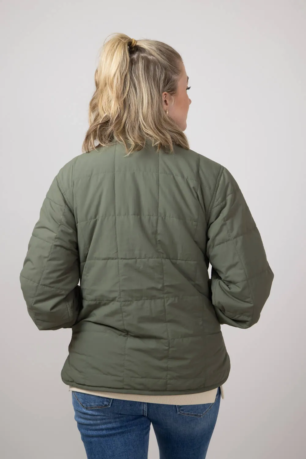 Carhartt Rain Defender Lightweight Insulated Jacket for Women in Green | 106486-DOV