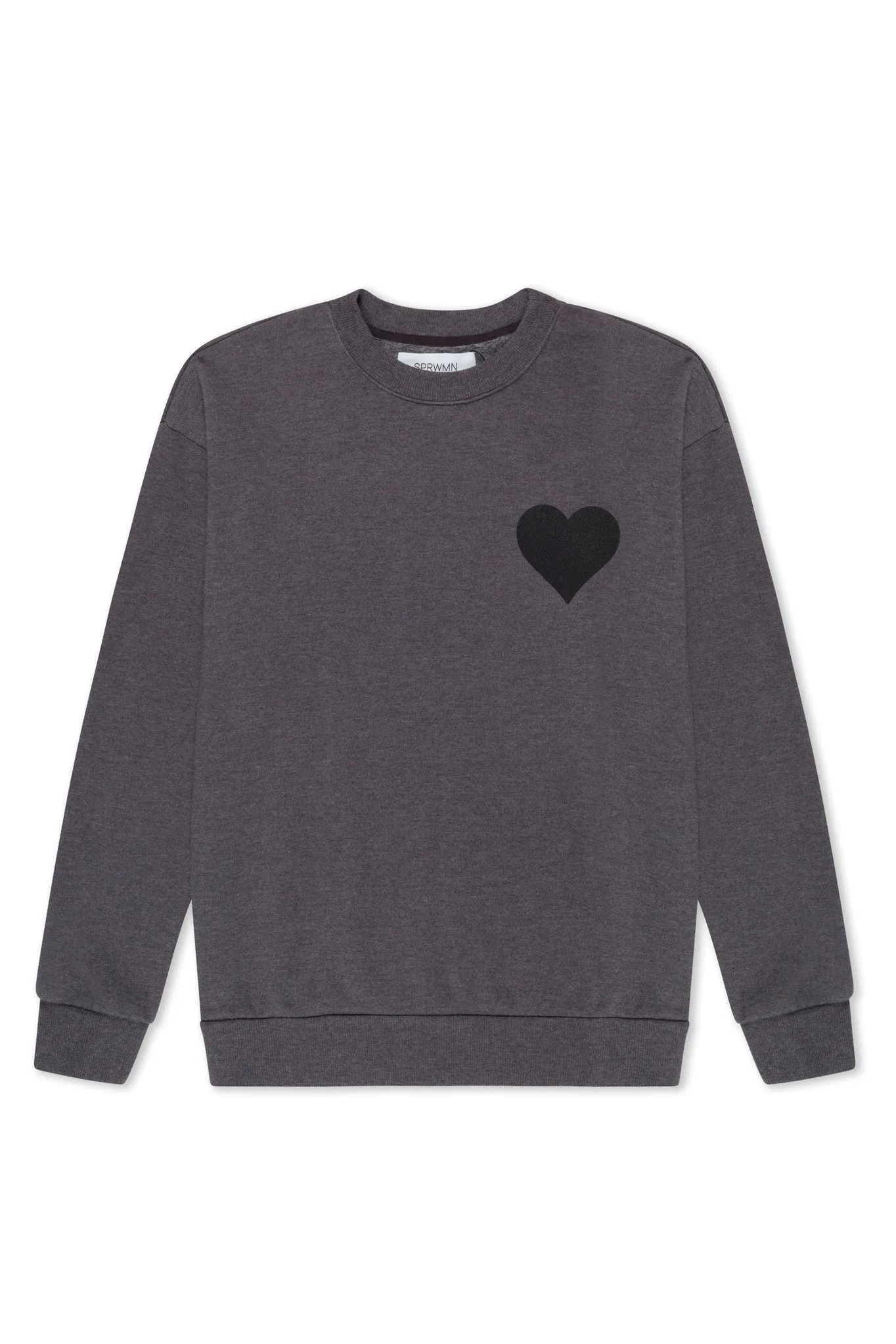 Charcoal Heart Sweatshirt