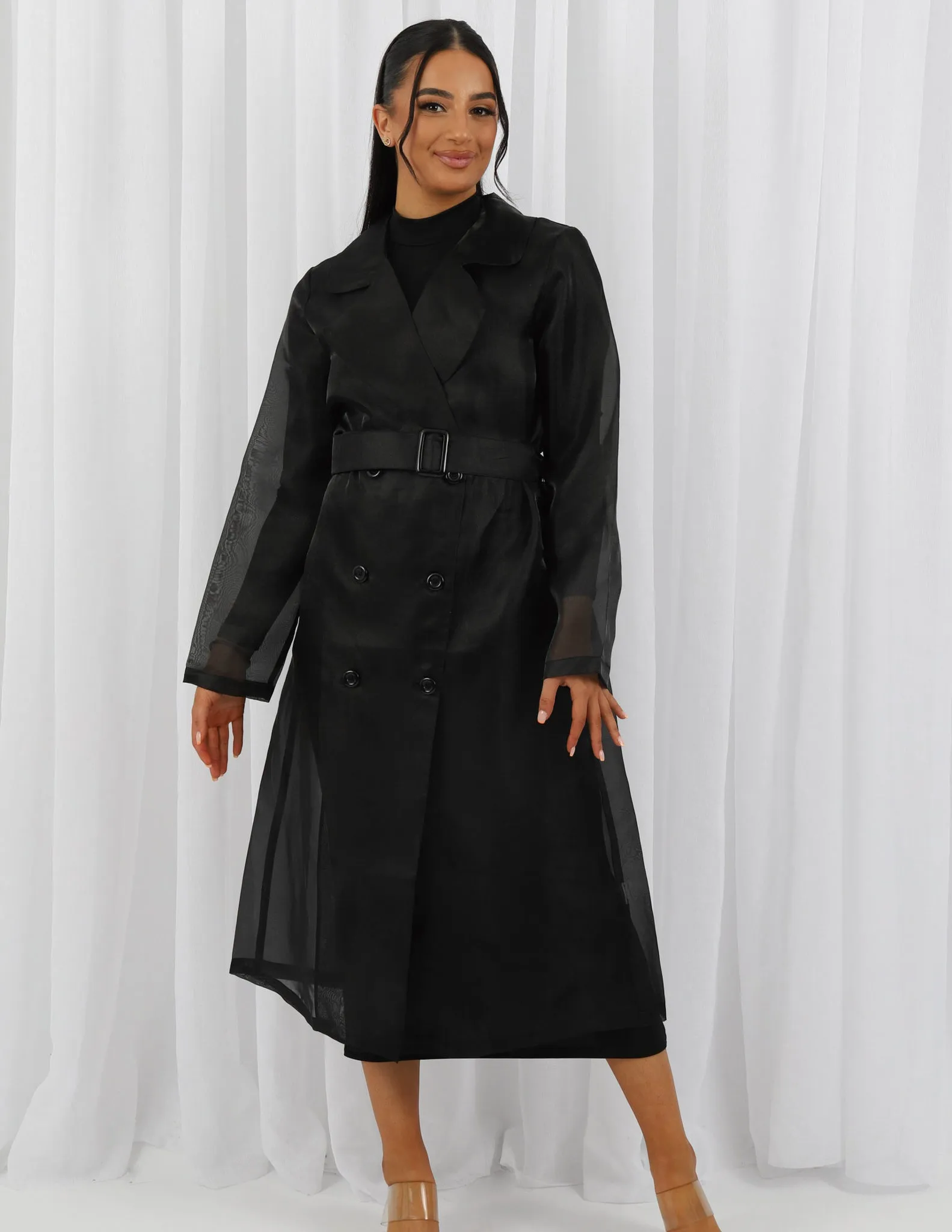 Charmaine Sheer Trench