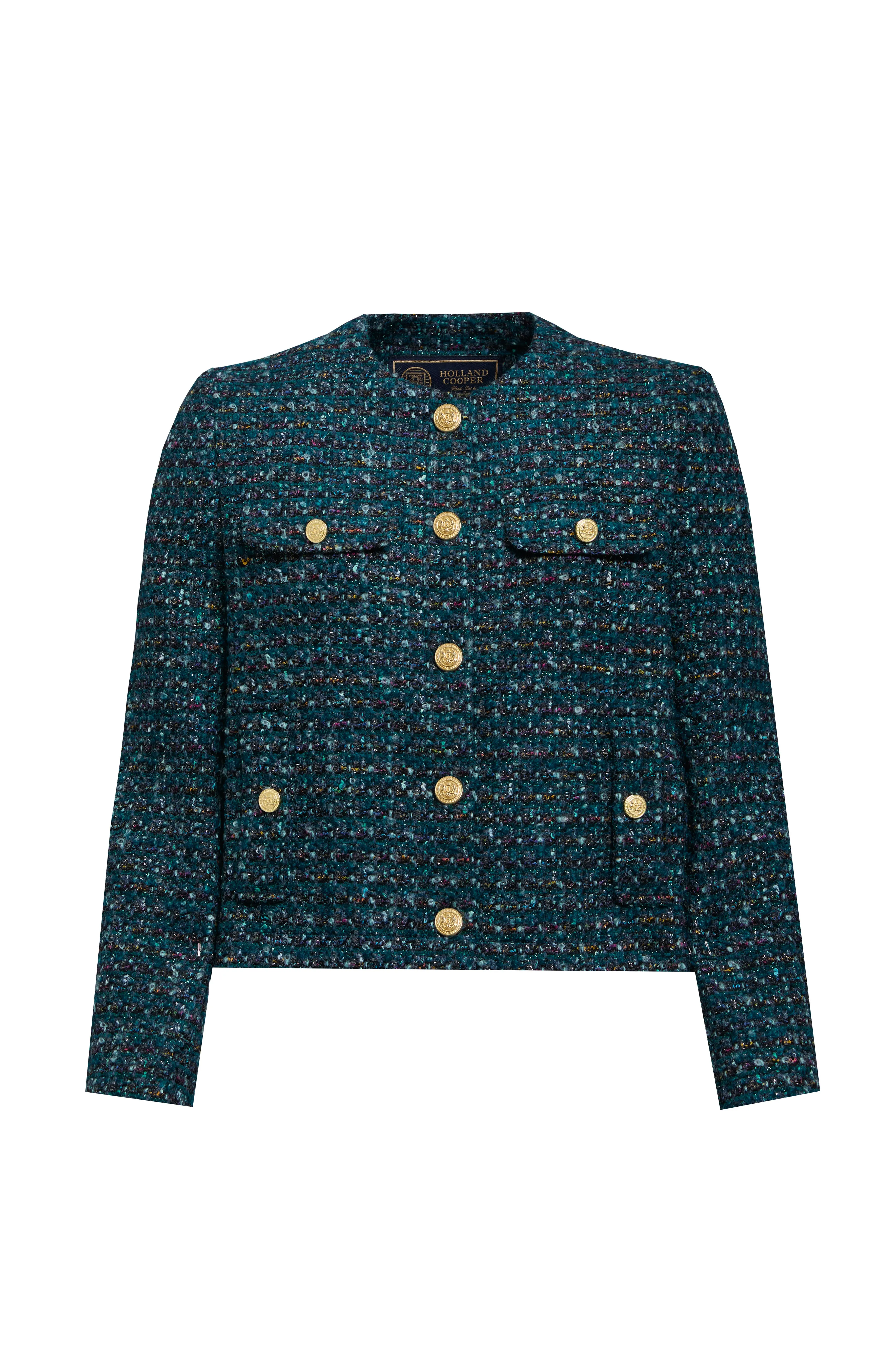 Chelsea Jacket (Emerald Boucle)