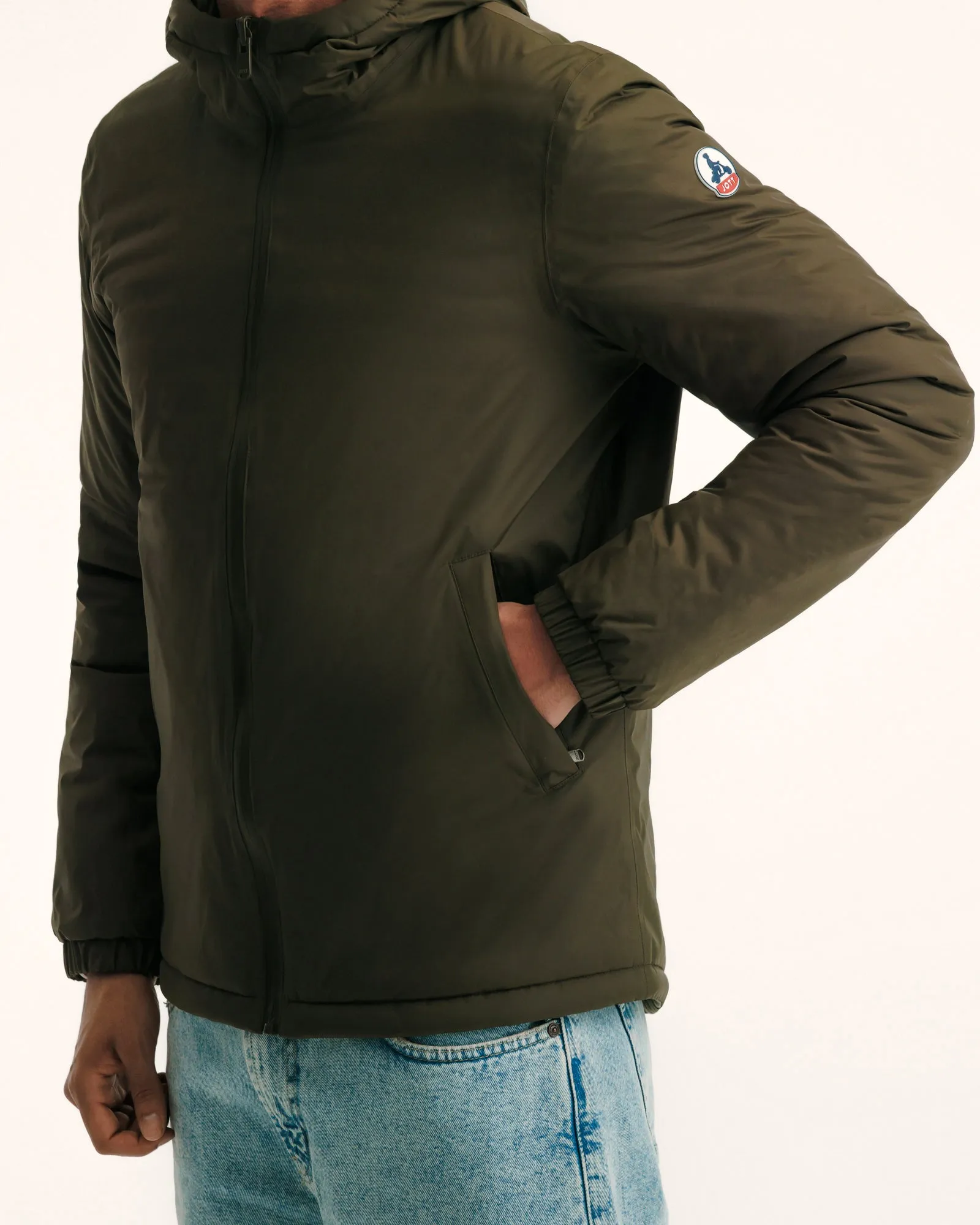 Chicago 2.0 Ultralight reversible hooded winter jacket Army