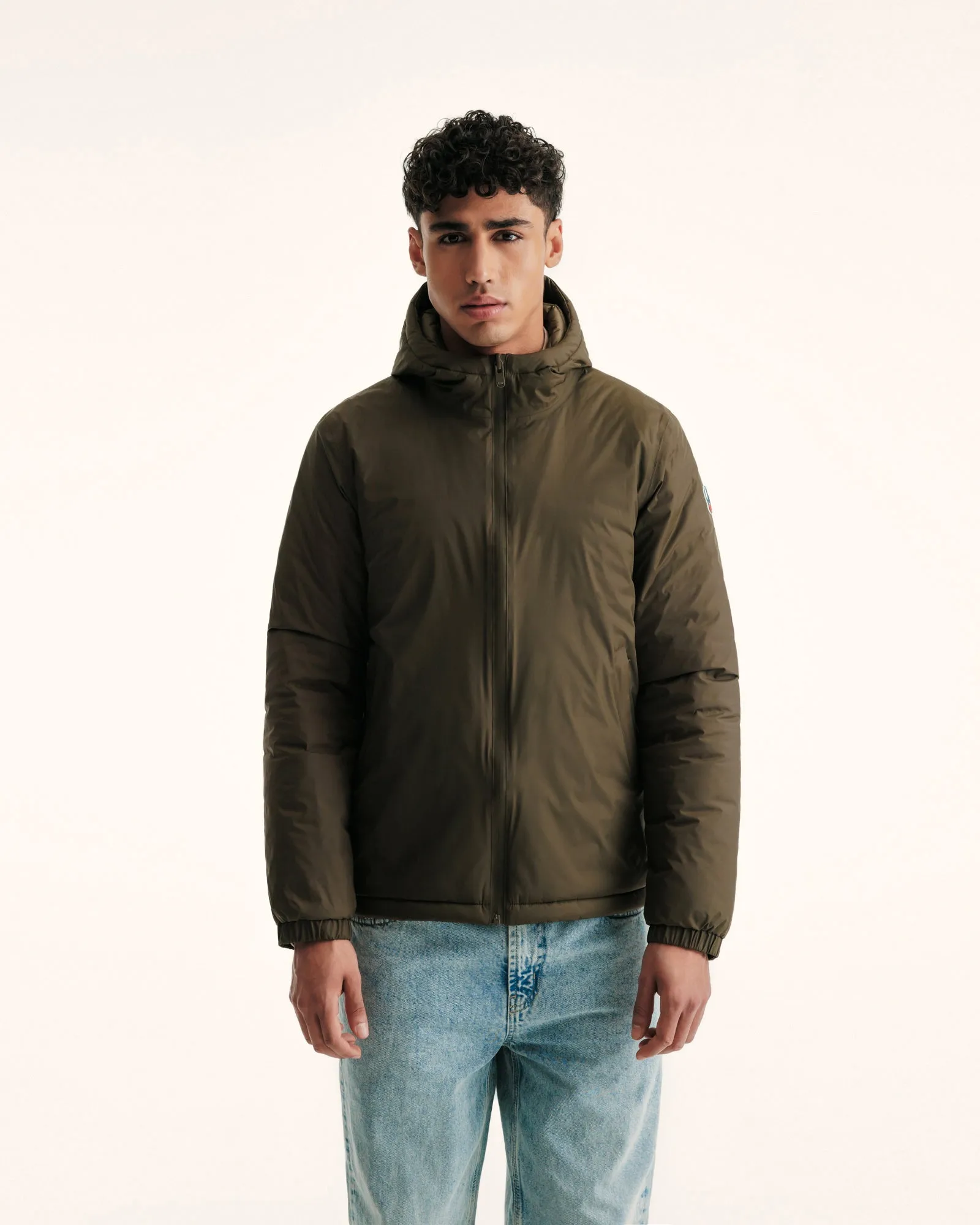 Chicago 2.0 Ultralight reversible hooded winter jacket Army