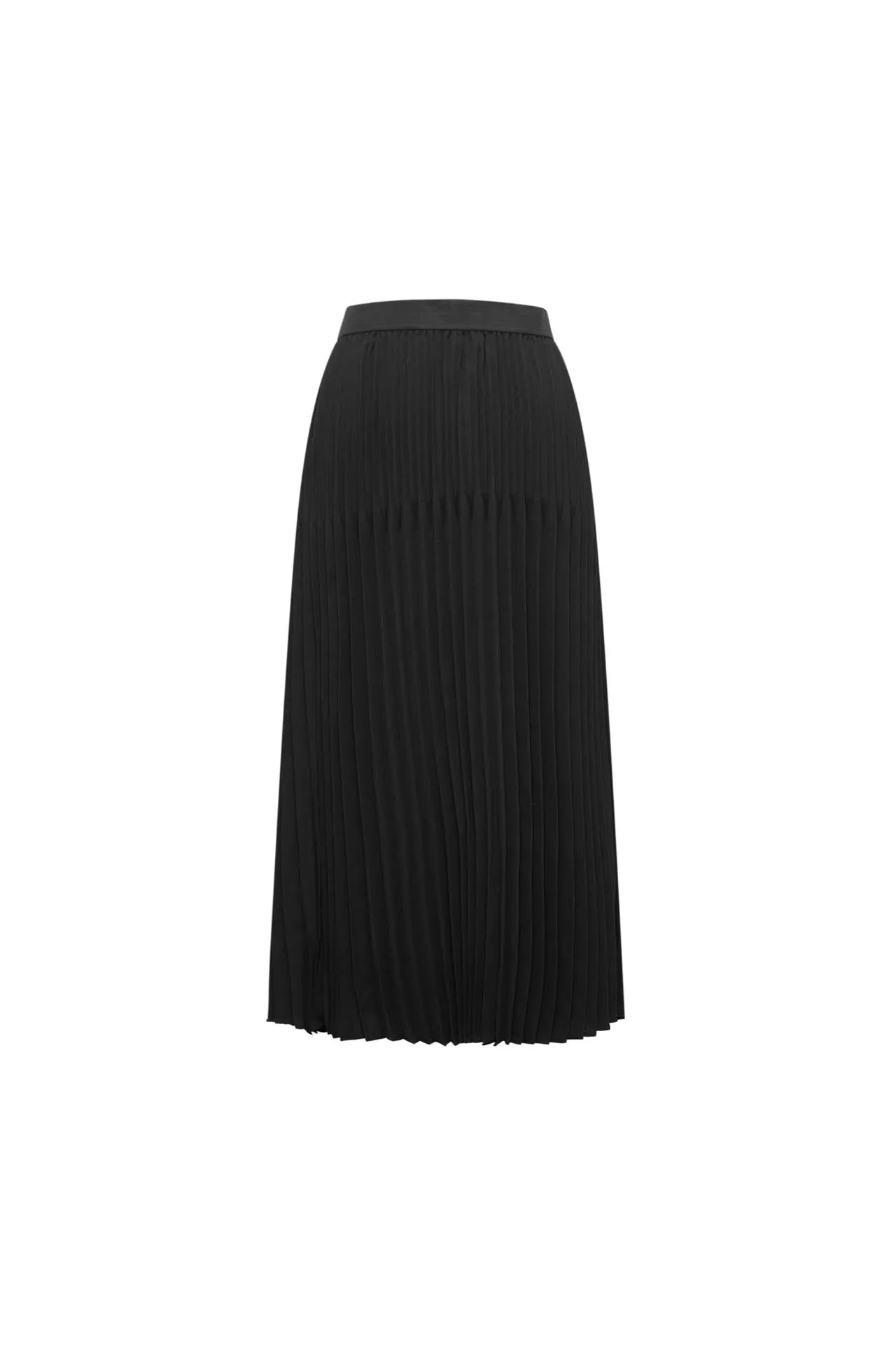 Chiffon Pleated Flare Skirt