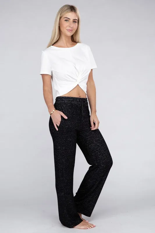 Cozy Brushed Terry Lounge Pants