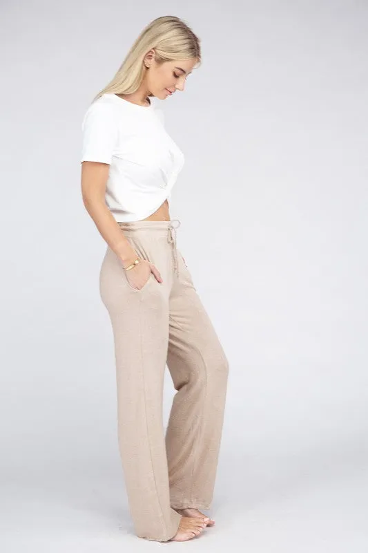 Cozy Brushed Terry Lounge Pants