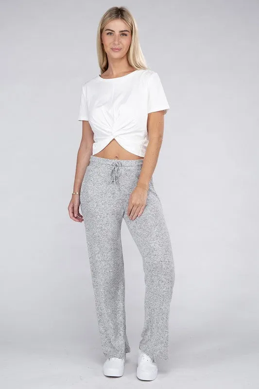 Cozy Brushed Terry Lounge Pants