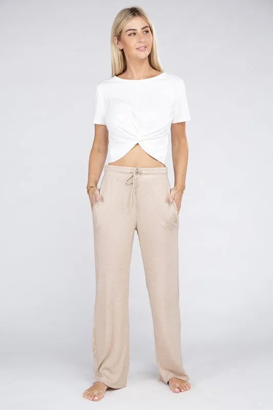 Cozy Brushed Terry Lounge Pants