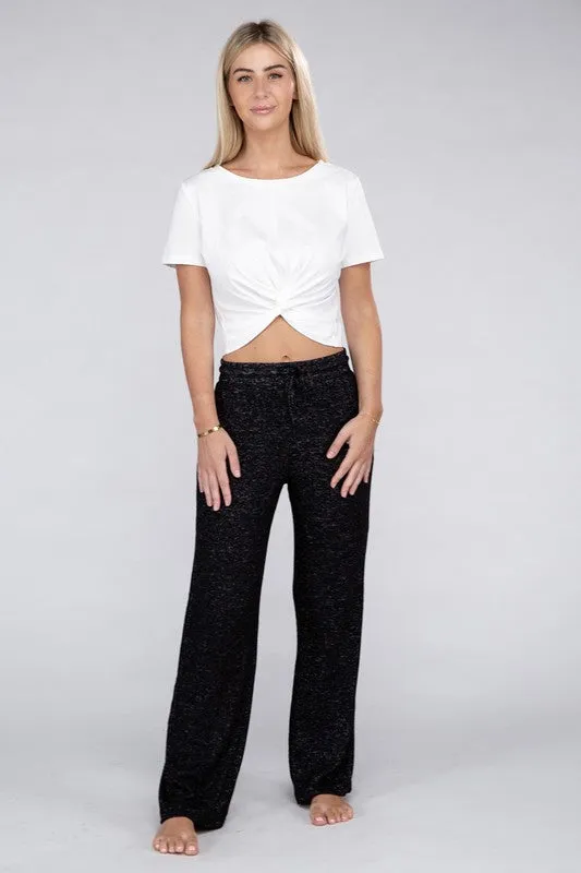 Cozy Brushed Terry Lounge Pants