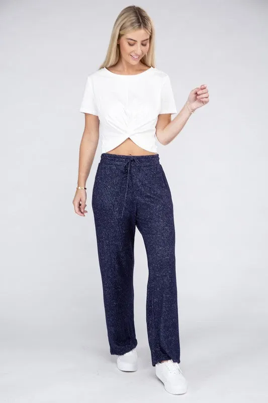 Cozy Brushed Terry Lounge Pants