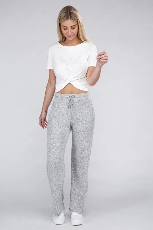 Cozy Brushed Terry Lounge Pants