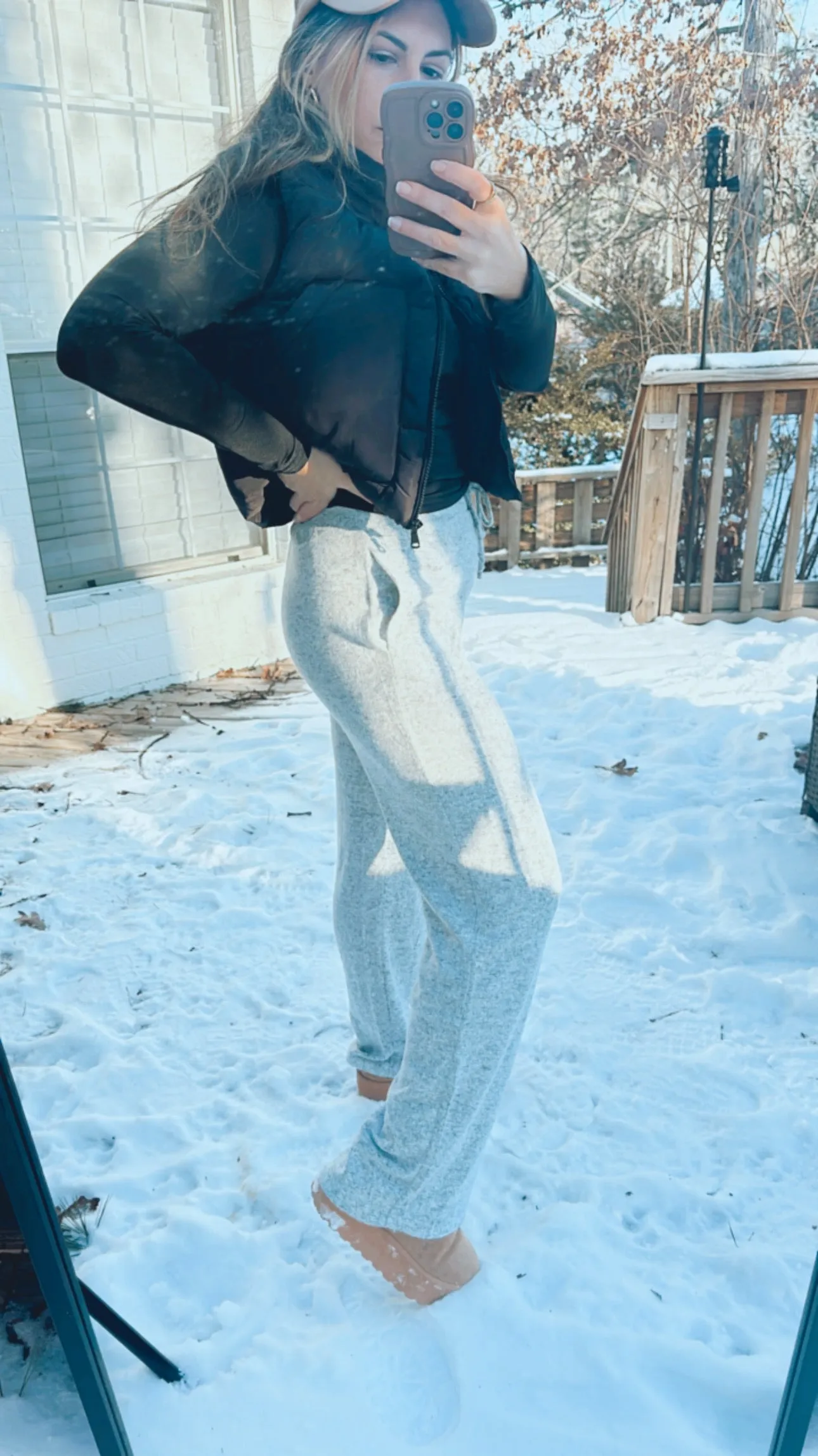 Cozy Brushed Terry Lounge Pants