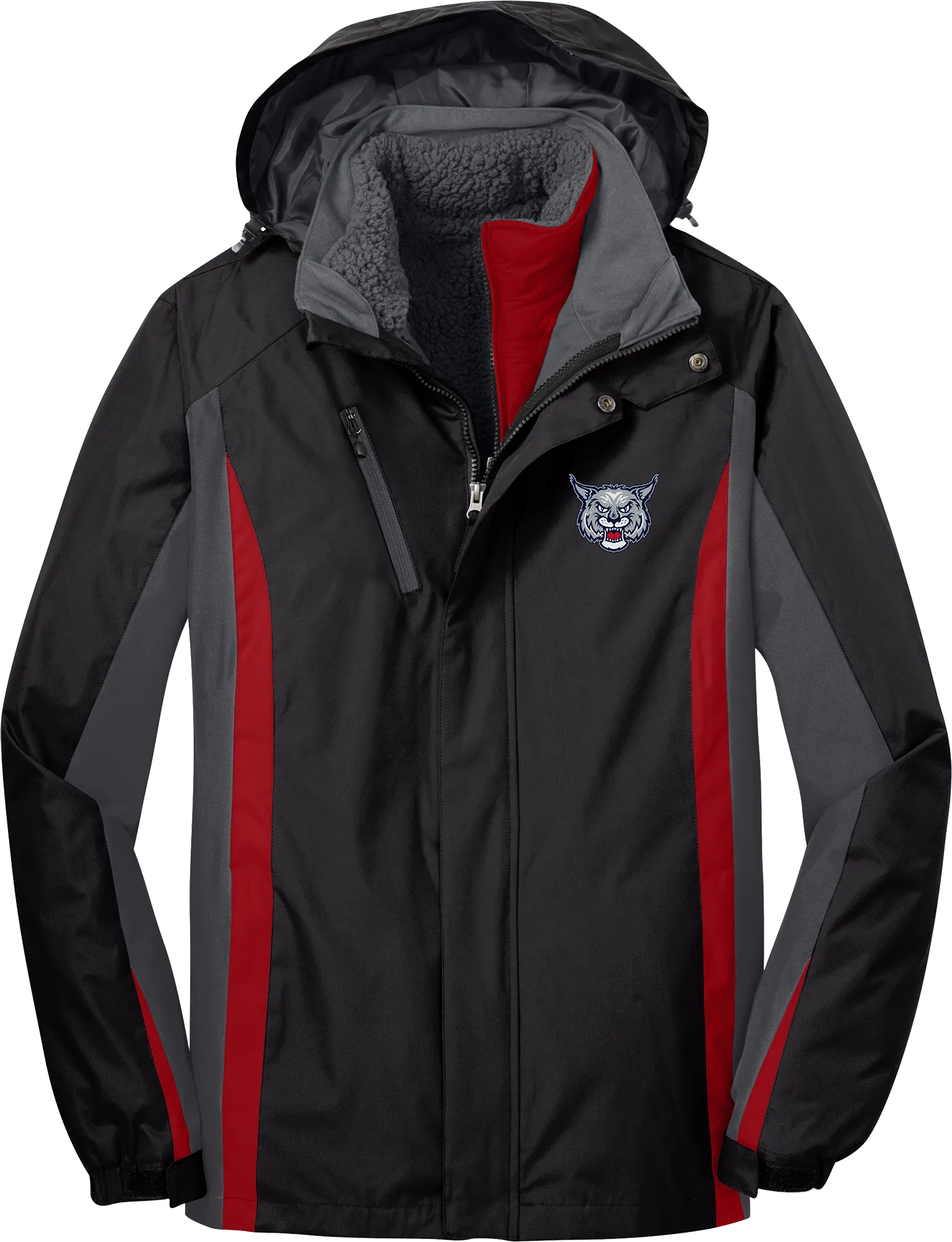 CT Bobcats Colorblock 3-in-1 Jacket