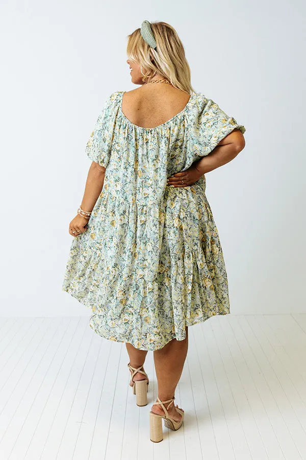 Darling Daze Floral Babydoll Dress Curves