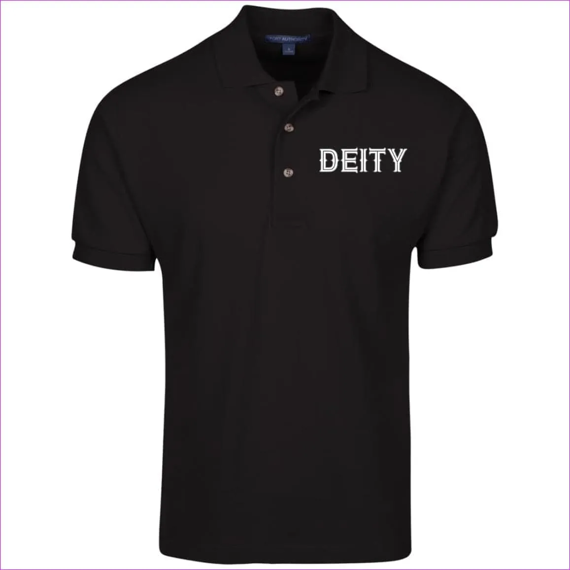 Deity Cotton Pique Knit Polo