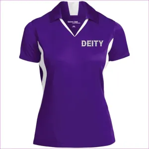 Deity Ladies' Colorblock Performance Polo