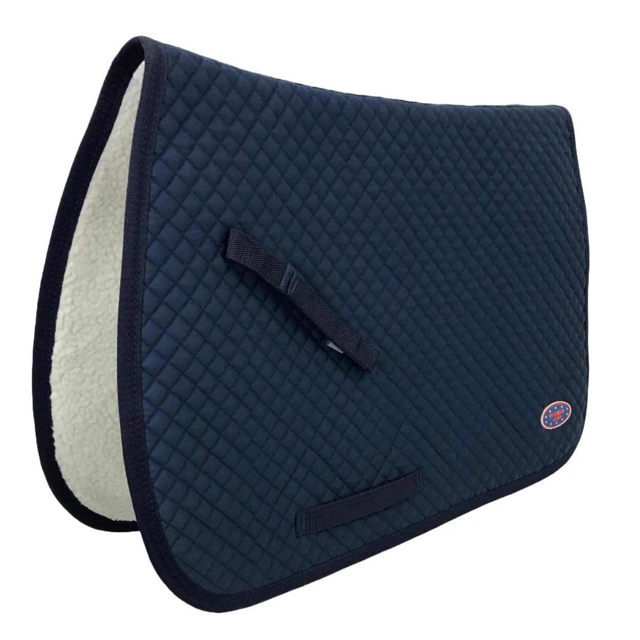 Derby Originals All Purpose Diamond Quilted English Saddle Pad with Full Fleece Lining