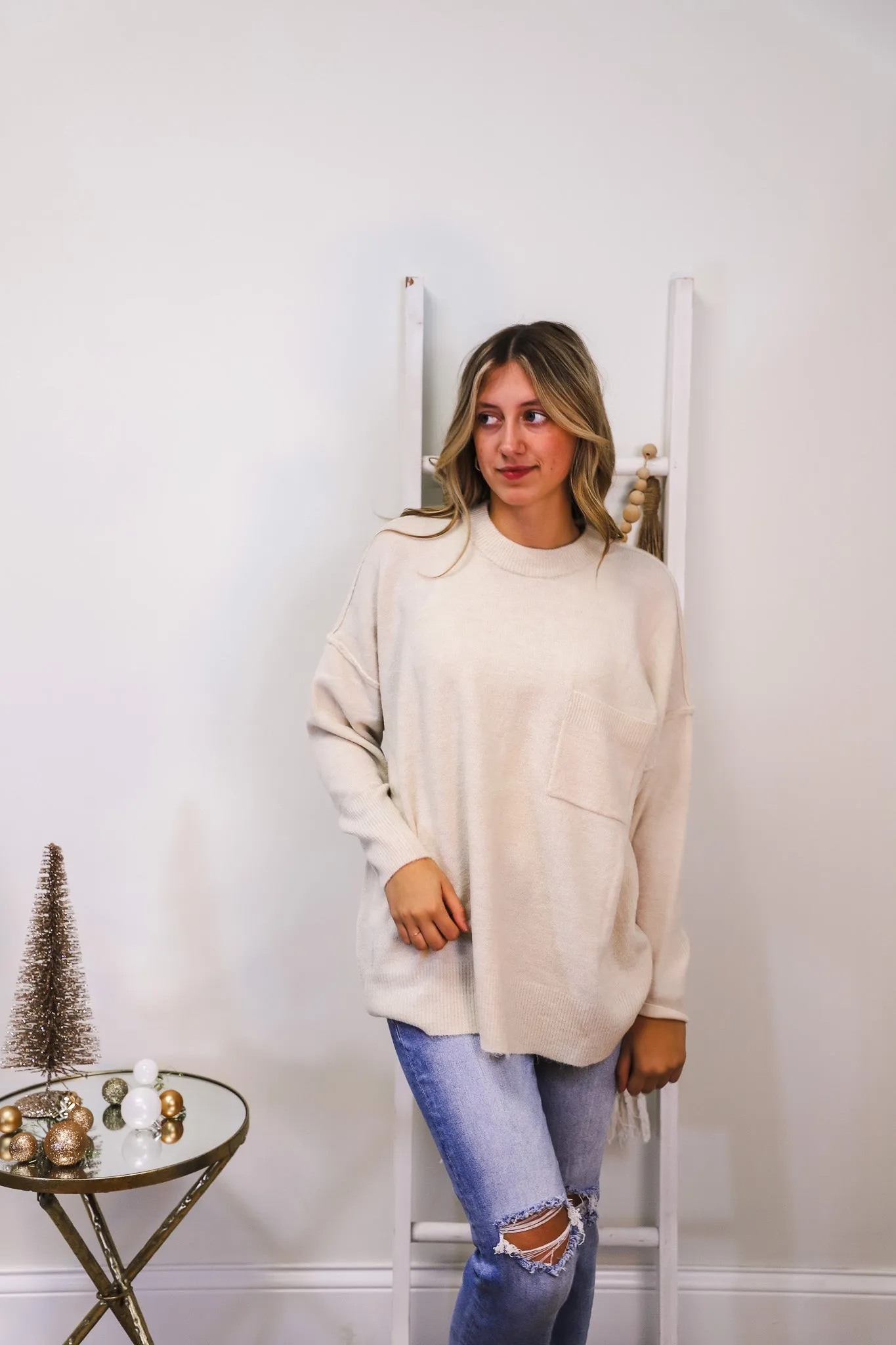 Doorbuster - Relaxed Pocket Sweater