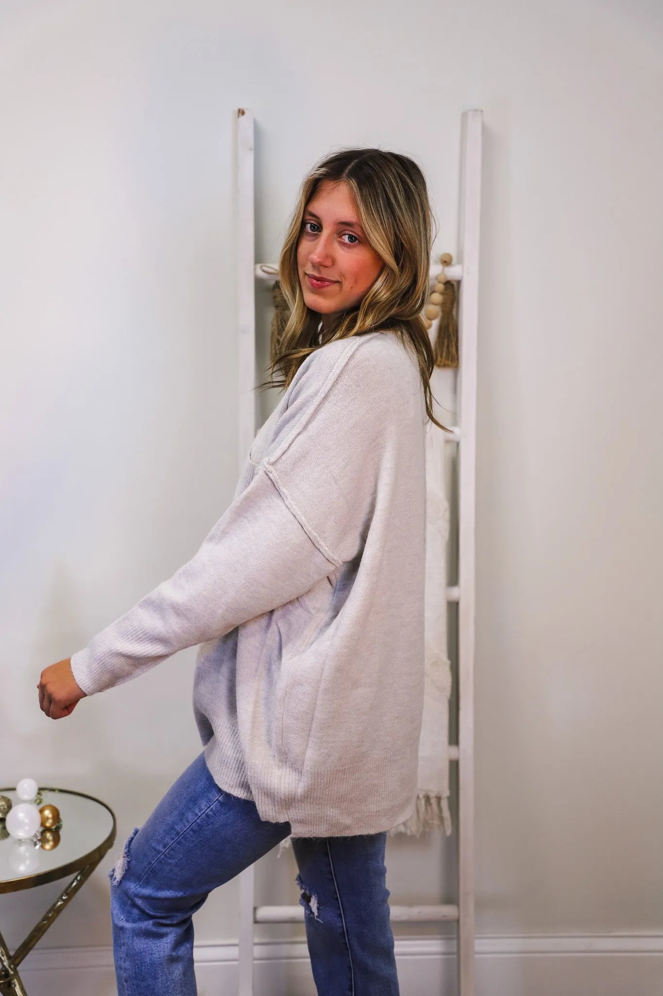 Doorbuster - Relaxed Pocket Sweater