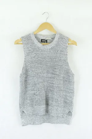 Dotti Grey Knit Vest M