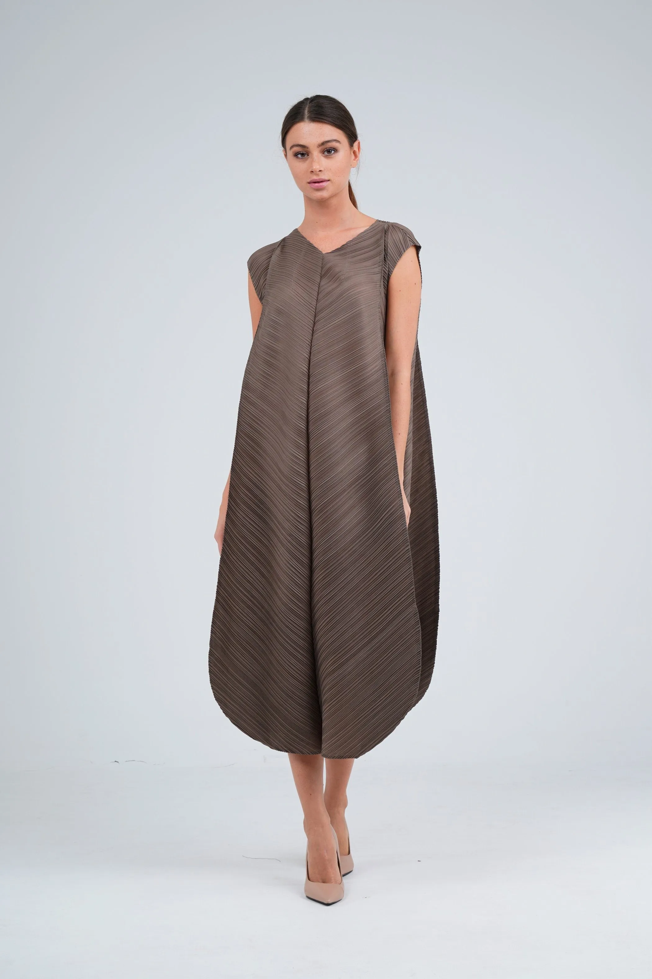 Dulina Pleated Dress