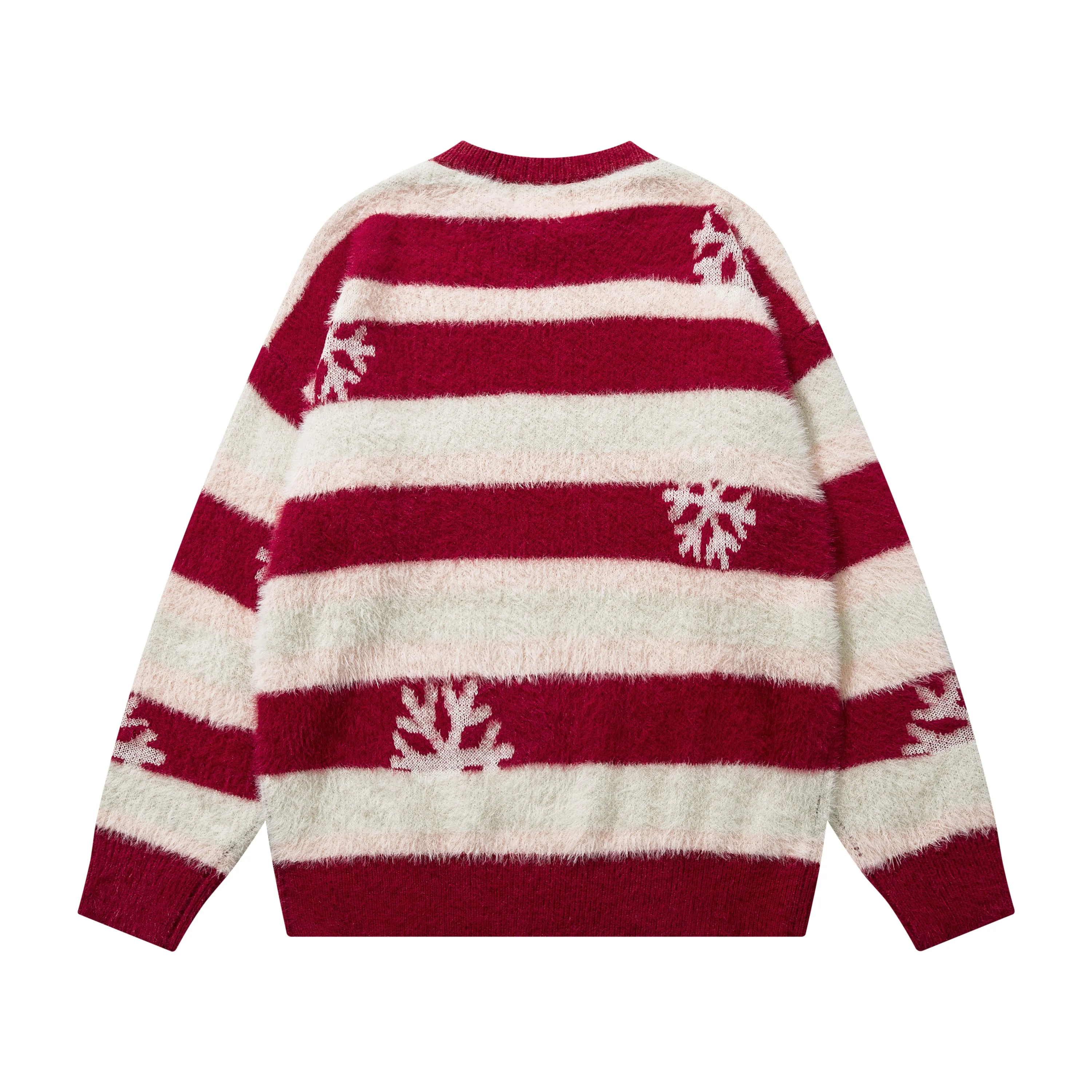 Faire Echo Striped Christmas sweater