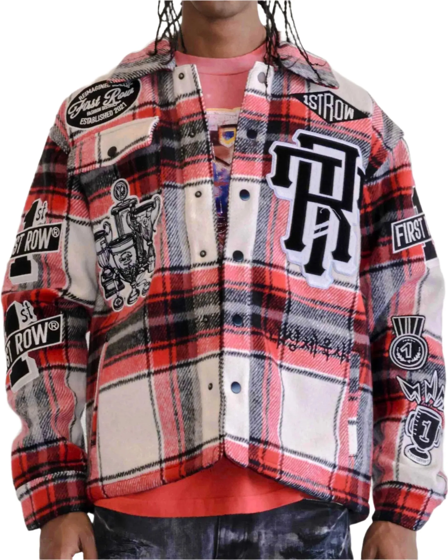 FIRST ROW Trophy Room Multi Patches Jacket