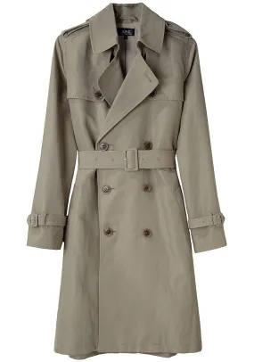 Gabardine Trench Coat